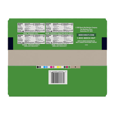 Beech-Nut Naturals Fruit Purees Stage 1 Baby Food Variety Pack, 20 pk./4 oz.